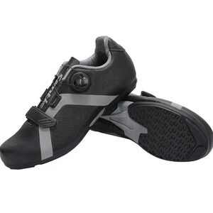 Santic Apollo Cycling Shoes EU40 US Women Sz 8 Black BOA Clip In Road Bike Spin